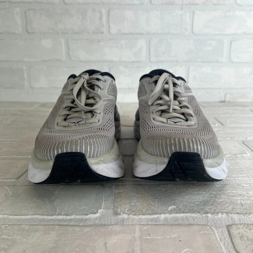 Hoka One One Bondi‎ 7 Sneakers Womens Running Shoes Lunar Rock Blue Cushioned